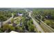 Overhead shot showing lush foliage, highways, train tracks and houses under construction at 319 Atlanta Se St # 110, Marietta, GA 30060