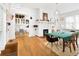 Open dining room with fireplace and hardwood floors at 565 Candler St, Atlanta, GA 30307