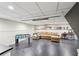 The basement is finished and makes for the perfect entertaining space with room to watch movies or play games at 4805 Mystere Sw Ln, Lilburn, GA 30047