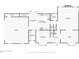 First floor plan featuring a living room, kitchen, dining room, garage, and office at 4805 Mystere Sw Ln, Lilburn, GA 30047