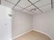 Basement laundry hookups with tile flooring, neutral paint, and recessed lighting at 5043 Bell Dr, Smyrna, GA 30080