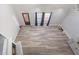 Aerial view of living room featuring a fireplace and hardwood floors at 5043 Bell Dr, Smyrna, GA 30080