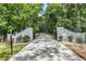 Elegant entrance gate leading to a private estate at 535 Waters Way, Fayetteville, GA 30215