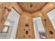 Luxurious tiled shower featuring multiple shower heads and custom fixtures at 535 Waters Way, Fayetteville, GA 30215