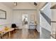 Elegant dining room with an open layout, hardwood floors, and stylish decor at 3355 Olivia Ct, Cumming, GA 30041