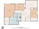 A floor plan of the second floor highlights the bedrooms and Primary bath with a large tub at 181 Arrowood Ln, Alpharetta, GA 30009