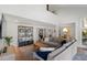 Bright and airy living room featuring an open floor plan, comfortable seating, and modern decor at 181 Arrowood Ln, Alpharetta, GA 30009