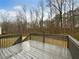 Back deck overlooking a wooded area perfect for outdoor entertaining or quiet relaxation at 641 Morningside Dr, Stockbridge, GA 30281