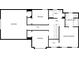 Second floor plan featuring bedrooms, bathrooms, and a hall with stairs at 641 Morningside Dr, Stockbridge, GA 30281