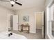 Bedroom featuring carpet, neutral paint, and a large window for lots of natural light at 305 Deep Step Rd, Covington, GA 30014