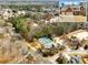 Aerial view of a community featuring tennis courts, and a glimpse of the charming brick home at 1090 Fountain Head Ln, Lawrenceville, GA 30043