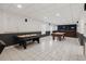 Spacious finished basement with pool table at 1090 Fountain Head Ln, Lawrenceville, GA 30043