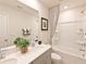 Bathroom featuring a shower and tub combo and double sinks at 363 Denali Butte Ter, Canton, GA 30114