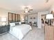 Spacious main bedroom with stylish decor, a ceiling fan, and plenty of natural light at 363 Denali Butte Ter, Canton, GA 30114