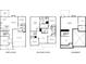 Detailed floor plan showcasing the layout of the first and second floors, and the basement at 363 Denali Butte Ter, Canton, GA 30114
