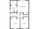 Upstairs floor plan displaying the primary bedroom with a WIC and bath, plus two other bedrooms and a hall bath at 4565 Bridle Point Pkwy, Snellville, GA 30039