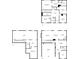 Floor plans for all three floors. Basement, main floor and top floor at 1235 King Springs Se Ct, Smyrna, GA 30080