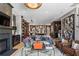 Inviting living room with a fireplace, plush seating, and stylish decor provides a cozy atmosphere at 3475 Landen Pine Ne Ct, Atlanta, GA 30305