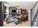 Inviting living room with fireplace, stylish furniture, and ample natural light, great for entertaining at 3475 Landen Pine Ne Ct, Atlanta, GA 30305