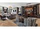 Open living space featuring hardwood floors, modern furnishings, and plenty of natural light at 3475 Landen Pine Ne Ct, Atlanta, GA 30305