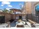 Inviting outdoor patio area with comfortable seating, umbrella, and stylish decor, perfect for relaxation at 3475 Landen Pine Ne Ct, Atlanta, GA 30305