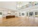 Spacious open concept featuring a gourmet kitchen, ample living space and grand staircase at 372 Karen Dr, Alpharetta, GA 30009