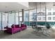 Modern common area with ample light, comfortable seating, and views to the exterior at 845 Spring Nw St # 502, Atlanta, GA 30308