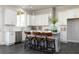 Modern kitchen with white cabinets and stainless steel appliances at 600 Belshire Dr, Acworth, GA 30102