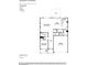 The Kershaw main level floor plan featuring four beds, three baths, and a two car garage at 608 Belshire Dr, Acworth, GA 30102