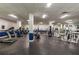 Community gym featuring treadmills and a variety of weight machines for residents to enjoy at 1501 Clairmont Rd # 535, Decatur, GA 30033