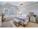 Serene main bedroom with vaulted ceiling, neutral tones, and generous natural light at 108 Ardsley Run, Canton, GA 30115