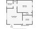 Floor plan featuring a living room, kitchen, bedroom, bathroom and closet at 327 3Rd Ne St # 1, Atlanta, GA 30308