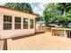 View of large wooden deck and windows of this lovely home at 1416 Mcpherson Se Ave, Atlanta, GA 30316