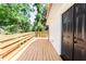 Beautiful wooden deck features an access door to the main house at 1416 Mcpherson Se Ave, Atlanta, GA 30316