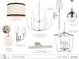Collection of modern lighting options, including wall sconces, chandeliers, and pendants for versatile interior designs at 10849 Serenbe Ln, Chattahoochee Hills, GA 30268