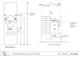 Elevation of a powder room featuring an oval mirror, globe sconces, and precise dimensions for a modern design at 10849 Serenbe Ln, Chattahoochee Hills, GA 30268