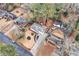 Birds eye view of home with landscaping and a long drive in a wooded area at 2254 Glendale Drive, Decatur, GA 30032