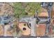 Birds eye view of home with landscaping and a long drive in a wooded area at 2254 Glendale Drive, Decatur, GA 30032