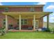 Relaxing back porch features a covered patio, perfect for outdoor dining and entertaining on a sunny day at 1326 Harlequin Way, Stockbridge, GA 30281