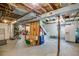 Unfinished basement featuring exposed beams and utilities at 17 Cross Creek Pkwy, Dallas, GA 30157