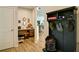 Entryway with office nook, coat rack, and stylish decor at 39 Clubhouse Way, Acworth, GA 30101