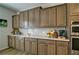 Gorgeous kitchen featuring custom cabinets and counter tops, and subway tile backsplash at 39 Clubhouse Way, Acworth, GA 30101