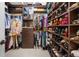 Well-organized walk-in closet with custom shelving for shoes, bags, and hanging clothes at 3633 Broughton Se Cir, Atlanta, GA 30339