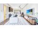 Open concept living room and wet bar at 661 Auburn Ne Ave # 10, Atlanta, GA 30312