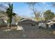 Nice backyard with detached garage. Some leaves and bare spots in yard at 2006 Conrad Se Ave, Atlanta, GA 30315