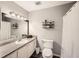 Practical bathroom featuring a functional vanity and a well-maintained shower, providing comfort and efficiency at 3655 Habersham Ne Rd # 227, Atlanta, GA 30305