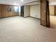 Unfinished basement space ready to be customized, offering potential for additional living or storage areas at 1831 Killarney Sw Dr, Marietta, GA 30008