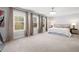 Spacious bedroom features three large windows that bathe the space in natural light at 3037 Ferrington Way, Smyrna, GA 30080