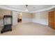 Spacious basement features modern wainscoting and an exercise area at 3510 Estates Landing Nw Dr, Kennesaw, GA 30144