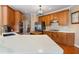 Kitchen featuring wood cabinets, stainless steel appliances, and quartz countertops at 3510 Estates Landing Nw Dr, Kennesaw, GA 30144